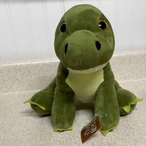 Adorable Green Plush Dinosaur Toy